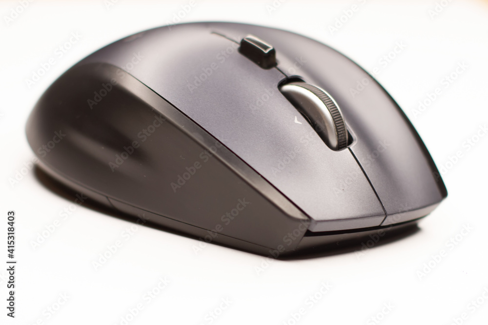 Wireless computer mouse isolated on white background Wireless computer mouse isolated on white background