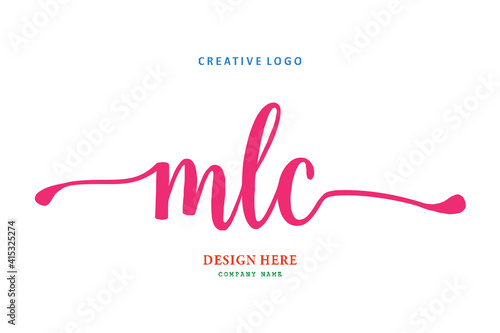 MLC lettering logo is simple, easy to understand and authoritative photo