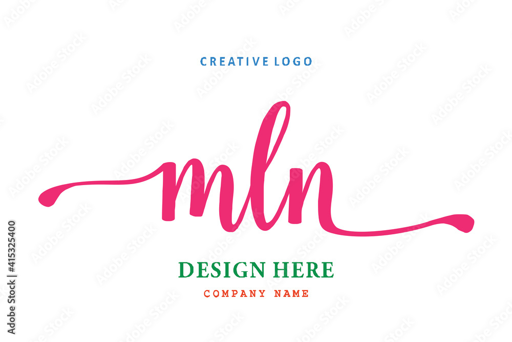 MLN lettering logo is simple, easy to understand and authoritative MLN lettering logo is simple, easy to understand and authoritative