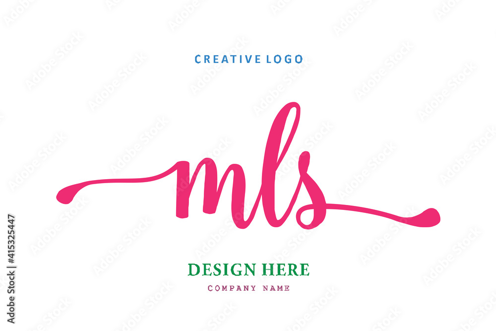 MLS lettering logo is simple, easy to understand and authoritative MLS lettering logo is simple, easy to understand and authoritative