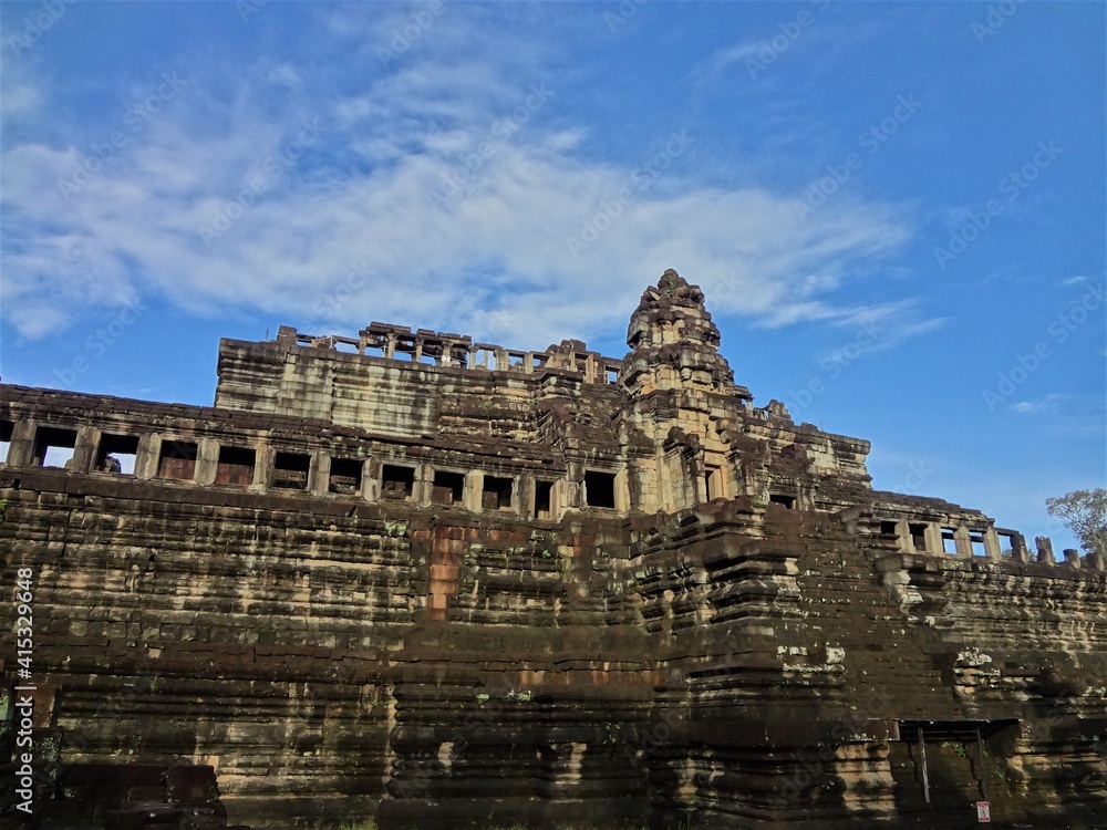Baphuon temple at Angkor Thom, Bayon, Khmer architecture in Siem Reap, Cambodia, Asia, UNESCO World Heritage	