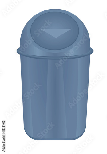 Home recycle bin. vector illustration