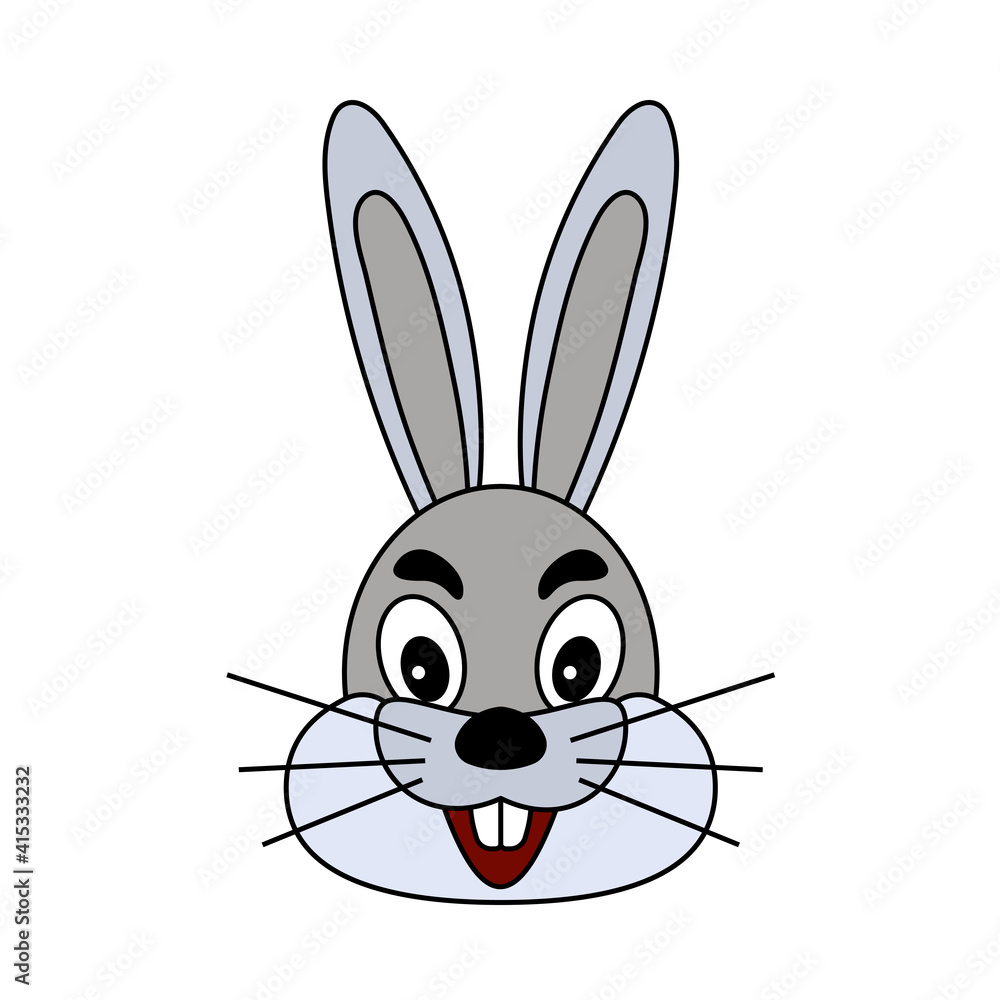 Fototapeta premium Easter Rabbit Icon