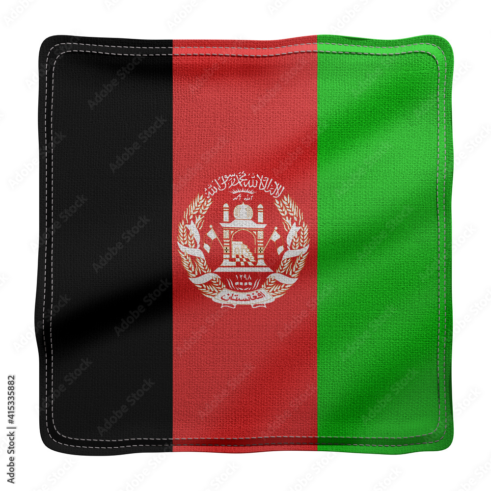 Afghanistan 3d flag