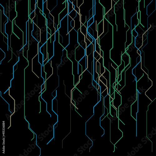 Vector abstract circuit.