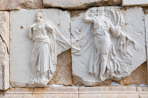 Welcome to Sagalassos. Isparta, Turkey.To visit the sprawling ruins of Sagalassos, high amid the jagged peaks of Akdag, is to approach myth: the ancient ruined city set in stark. photo