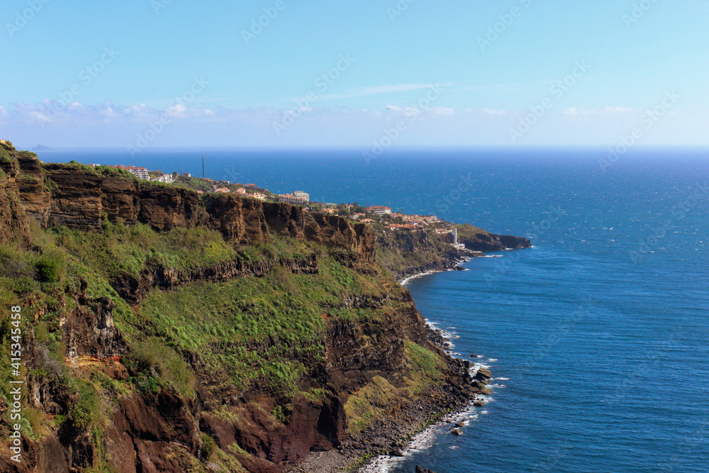 Beautiful Madeira - Coastline in springtime 
