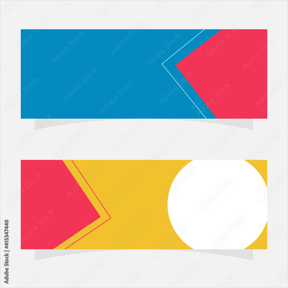 Set of modern design banners template with abstract background. with space for your picture Set of modern design banners template with abstract background. with space for your picture