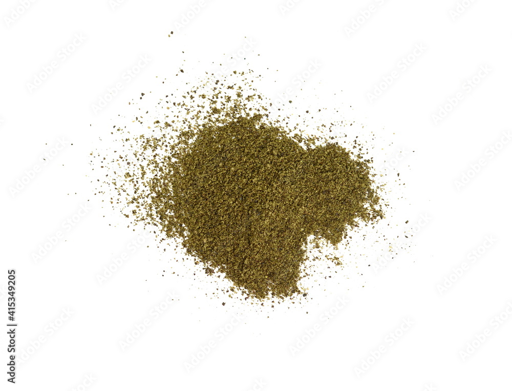 raw organic hemp protein powder isolated on white raw organic hemp protein powder isolated on white