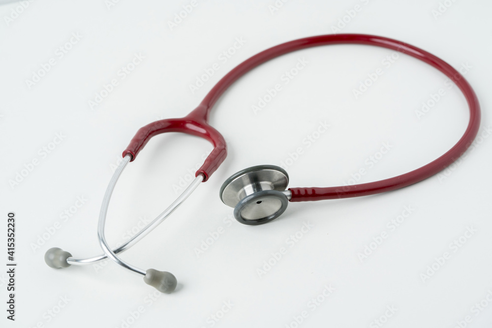 Stethoscope isolated on white background, Medical tool. Stethoscope isolated on white background, Medical tool.