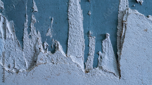Decorative plaster on the wall as a background
