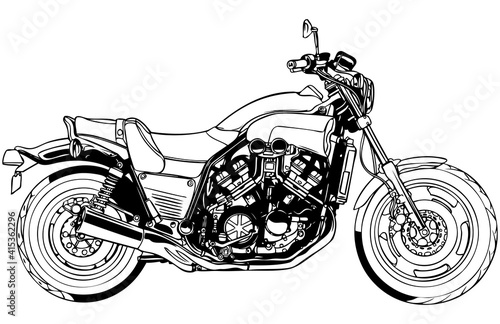 バイク横02