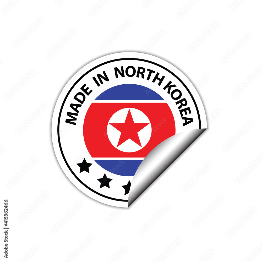 made in North Korea vector stamp. badge with North Korea flag
made in North Korea vector stamp. badge with North Korea flag