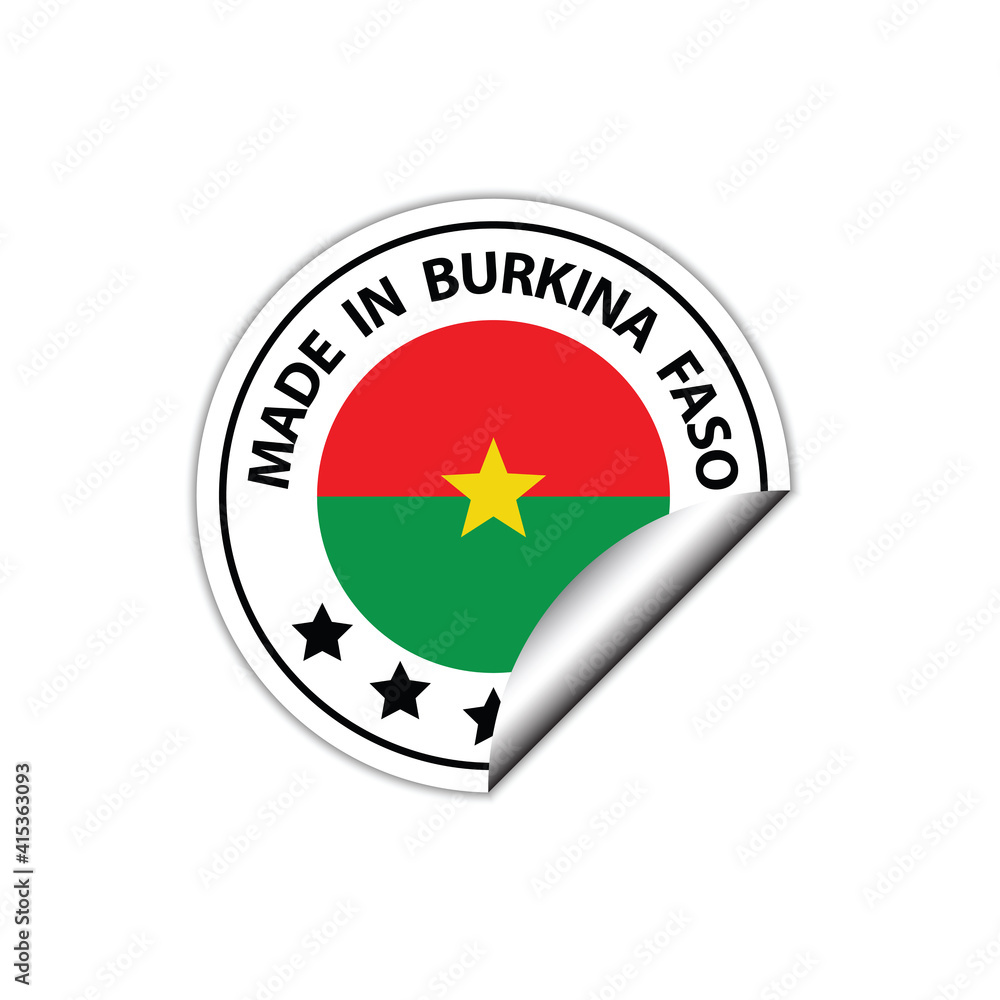 made in Burkina Faso vector stamp. badge with Burkina Faso flag
made in Burkina Faso vector stamp. badge with Burkina Faso flag