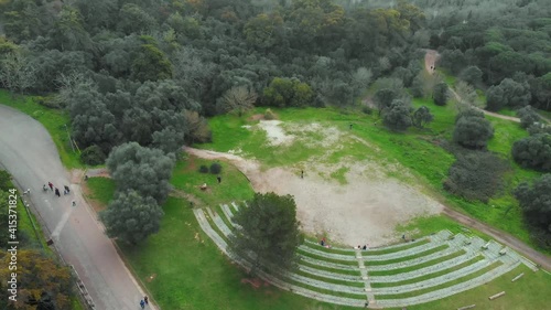 Drone Shot Parque Keil do Amaral Monsanto Lisbon Portugal photo