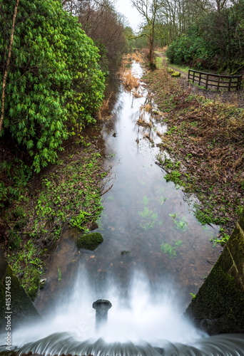 Cascade Complex, Parkhill Wood, Lochwinnoch, Renfrewshire, Scotland, UK photo