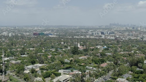 Los Angeles Hollywood to Beverly Hills Rotate R California USA