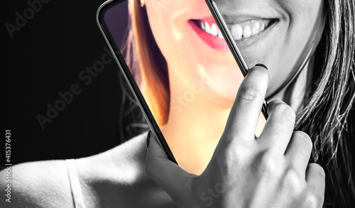 Foto Photo edit with phone filter