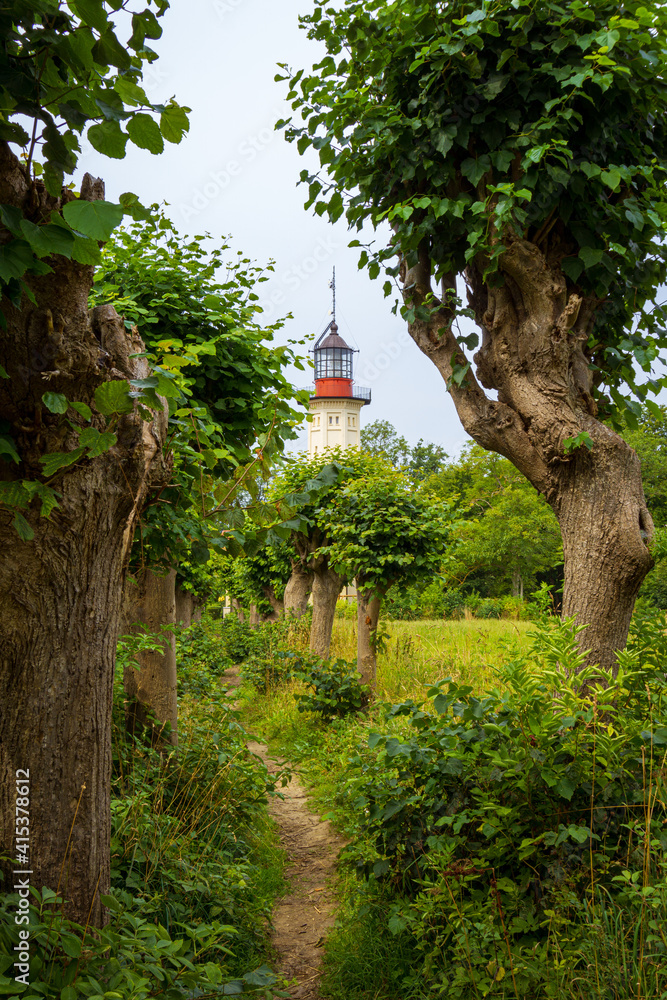 Lighthouse in Rozewie, Poland - obrazy, fototapety, plakaty 