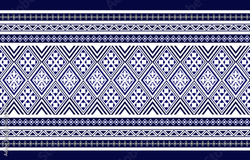 Geometric ethnic oriental seamless pattern traditional Design for background,carpet,wallpaper.clothing,wrapping,Batik fabric,Vector illustration.embroidery style.