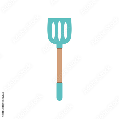 kitchen spatula in cartoon style isolated on white