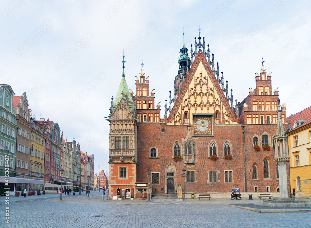 town hall of Wroclaw, Poland