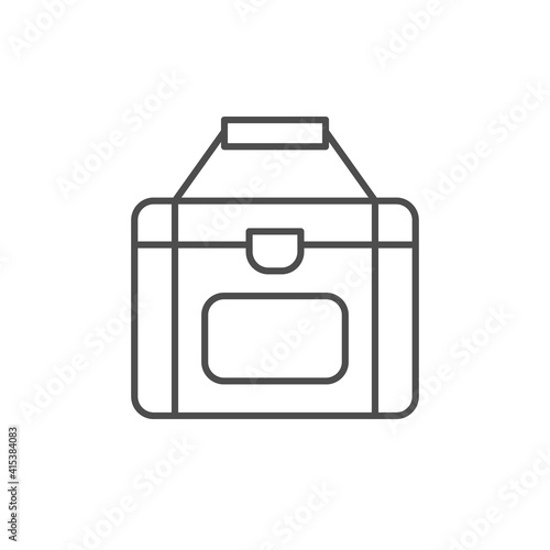 Thermo box line outline icon
