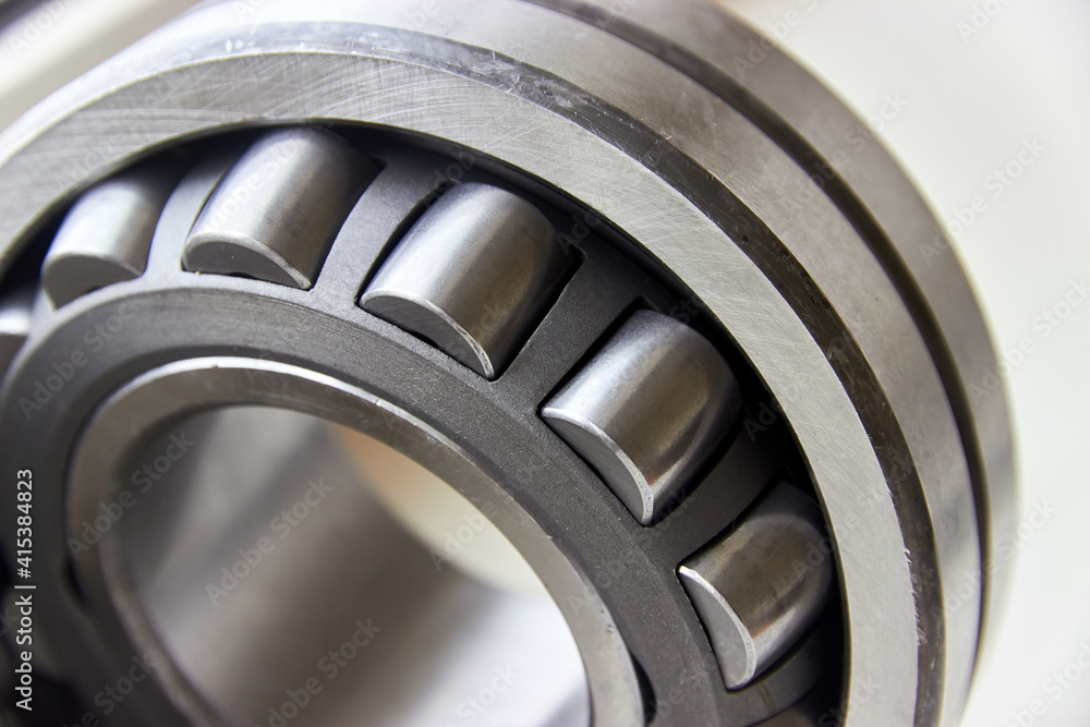 Close-up of Rolling Bearing for Industrial Gearbox Close-up of Rolling Bearing for Industrial Gearbox