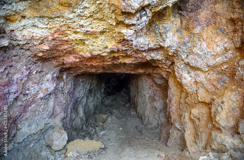 Entrance to the abandoned copper mine