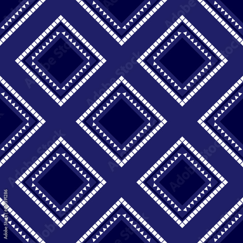 pattern with geometric shapes