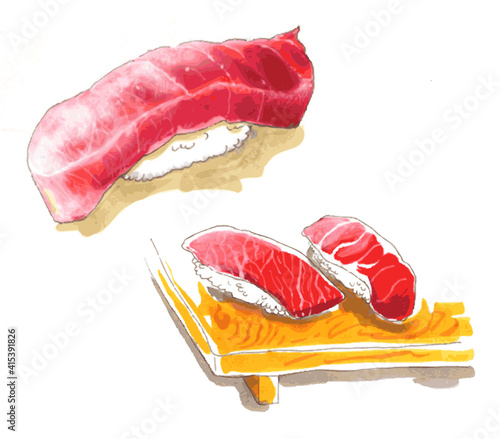 マグロ寿司01