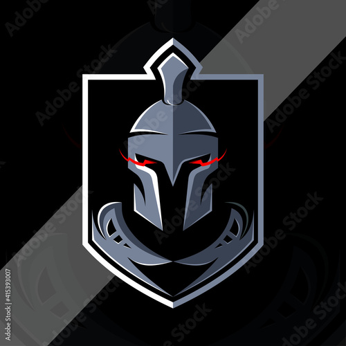 Spartan vintage logo design