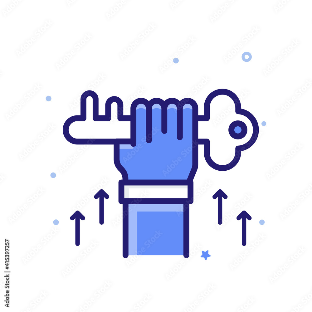 Success Key vector outline icon style illustration. EPS 10 file Success Key vector outline icon style illustration. EPS 10 file