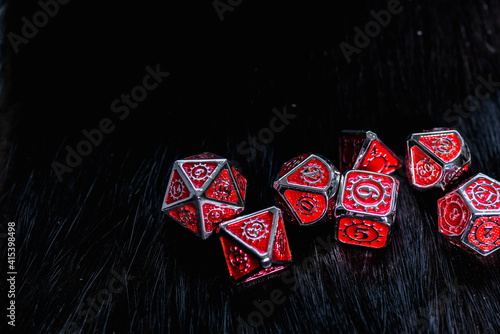 Dice for board role-playing games