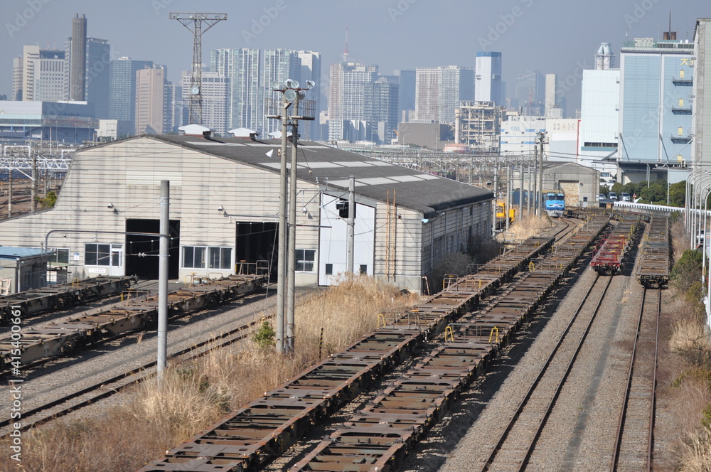 Fototapeta premium 東京貨物ターミナル駅