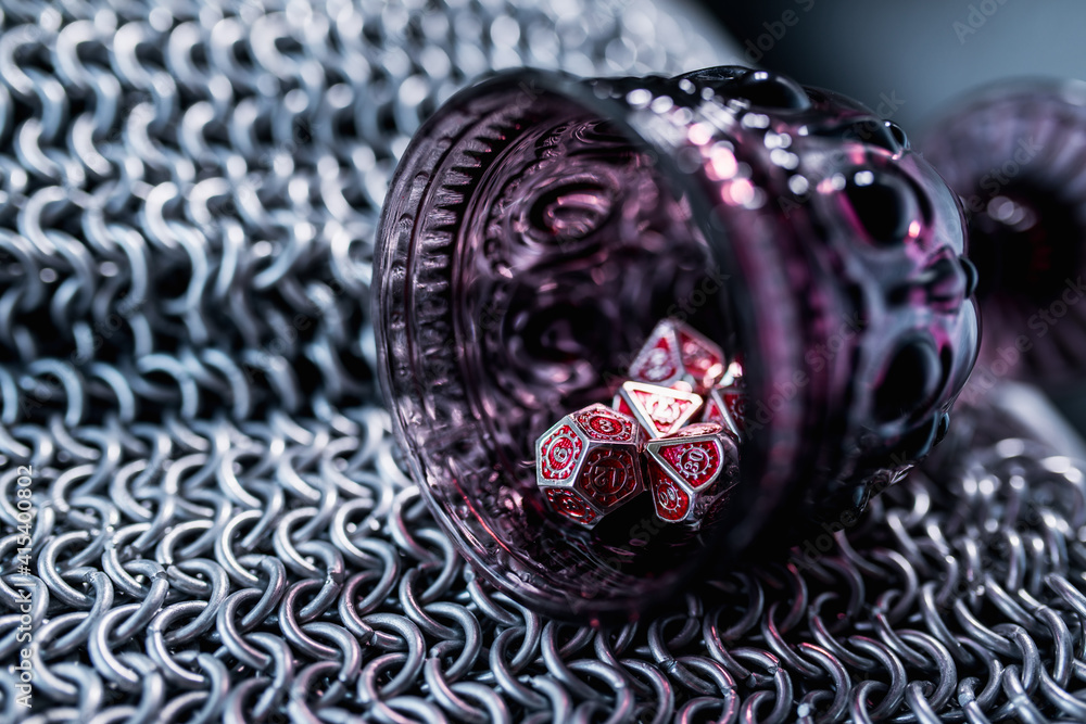 Obraz premium Dice for board role-playing games