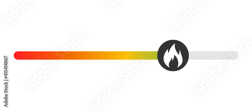 Customer icon emotions satisfaction meter with different symbol on white background
