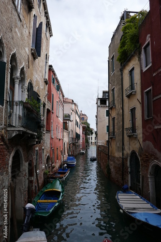 boats in Venice  Veneto  Italy  September