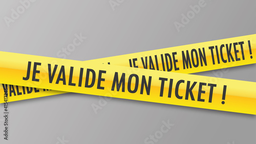Logo je valide mon ticket.
