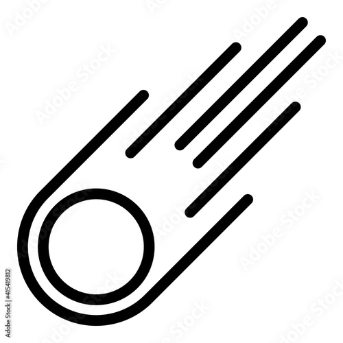 Foto Asteroid rock icon