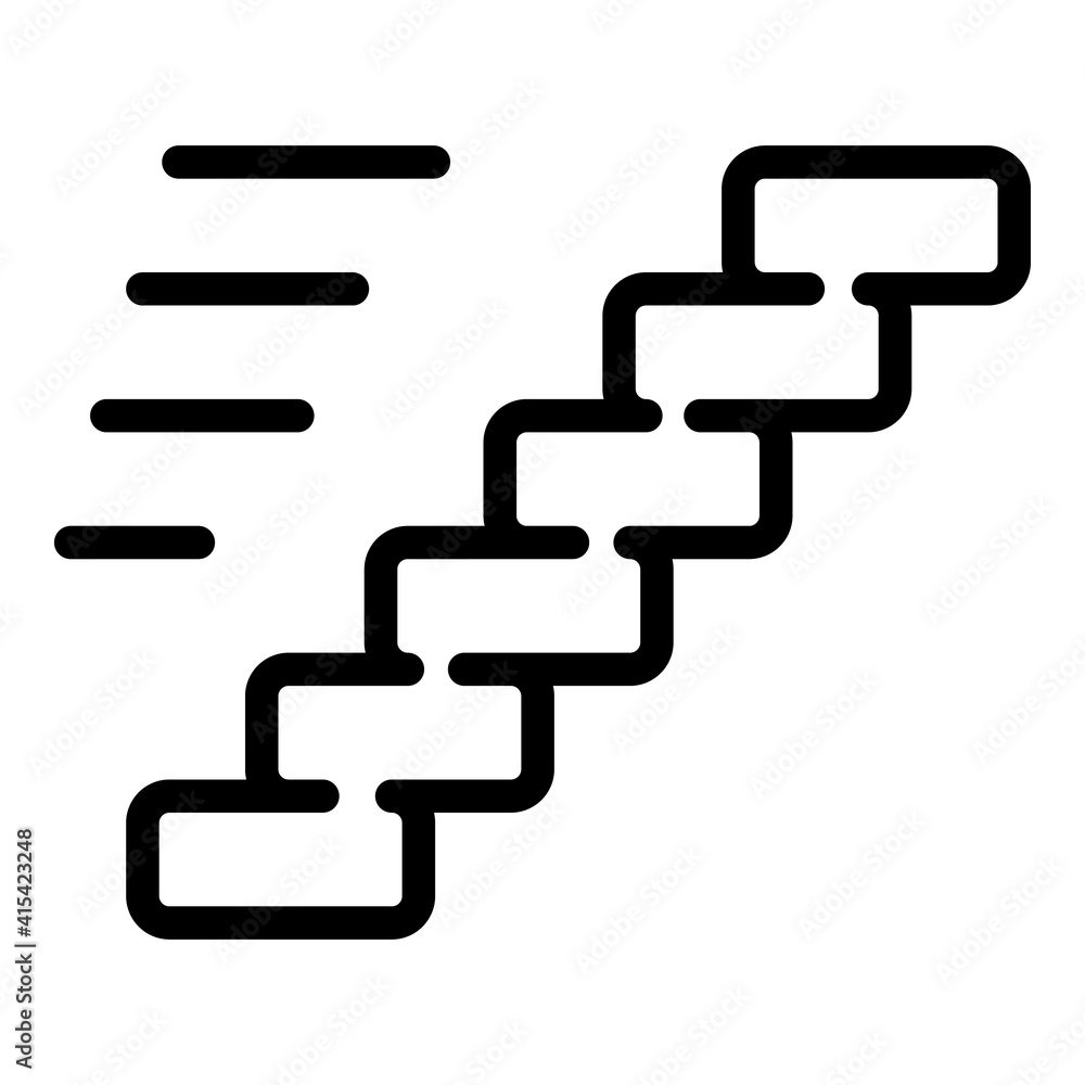 Ladder icon. Outline ladder vector icon for web design isolated on white background Ladder icon. Outline ladder vector icon for web design isolated on white background