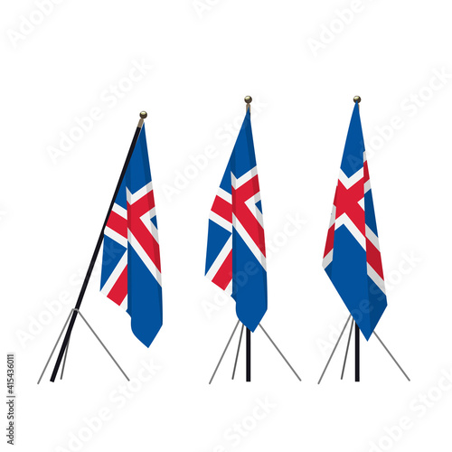アイスランド共和国国旗