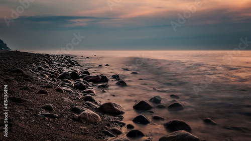 Obraz na płótnie Plaża w Rozewiu w salonie