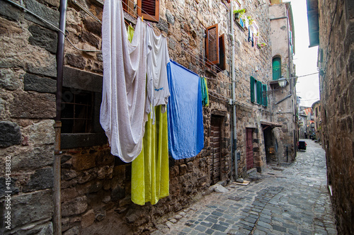 Medieval architecture in the small village of Bolsena, Italy © Enrico Della Pietra
