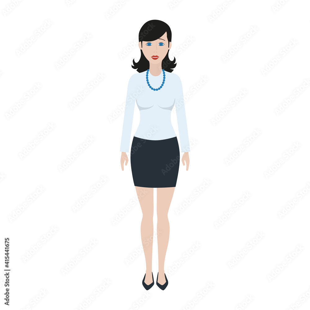 Office Woman Wear Illustration Office Woman Wear Illustration