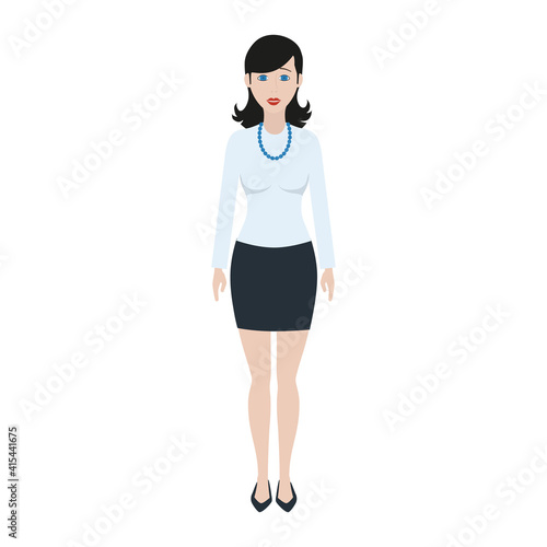 Office Woman Wear Illustration