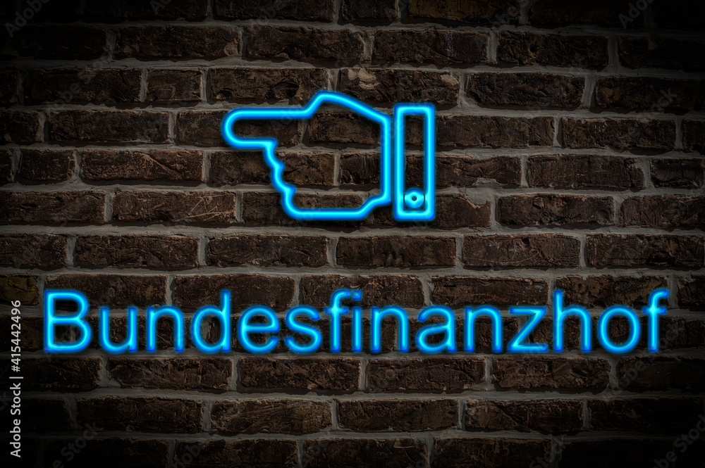 Leuchtreklame Bundesfinanzhof