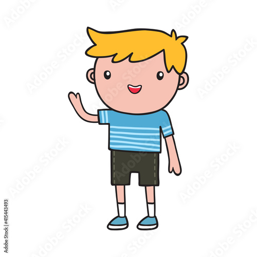 Boy Doodle Illustration