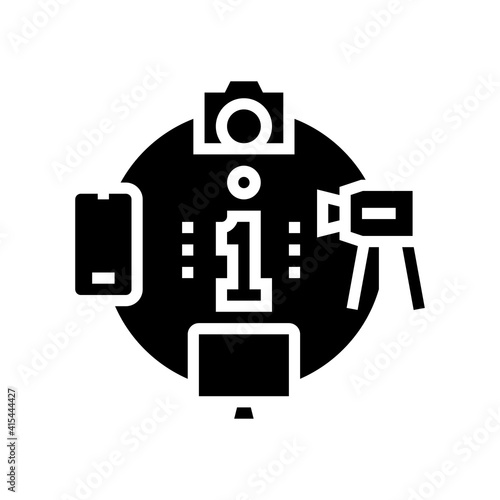 mass media glyph icon vector. mass media sign. isolated contour symbol black illustration