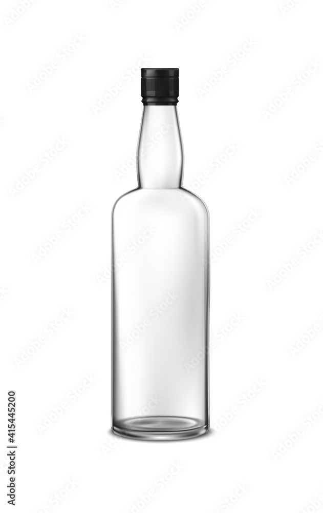 Empty Whiskey Bottle Composition Empty Whiskey Bottle Composition